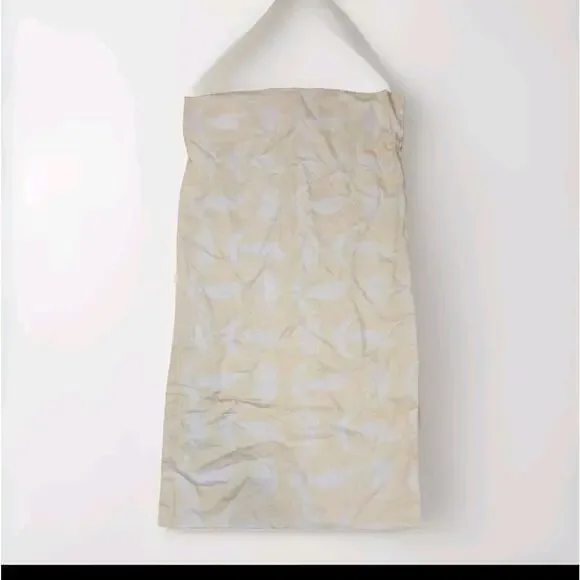 Anthropologie pillow shams yellow bird 2 set organic cotton new