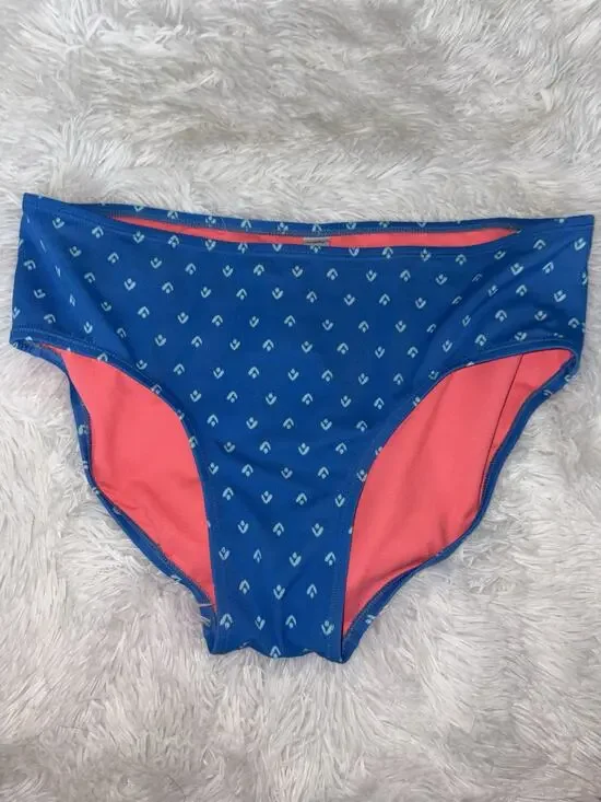 Justice Girls Sz. 20 Plus Blue Design Swim Bottoms. Cute