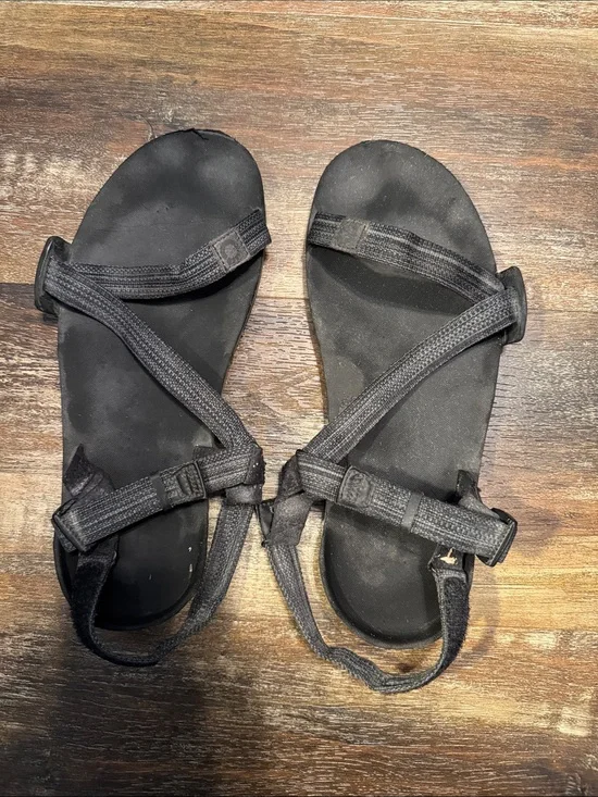 Men's Black Xero Shoes Minimalist Sandals Size 12