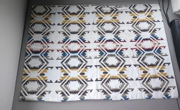 Pendleton White Sands Cotton Standard Flannel Pillowcase Southwest Cozy Vintage