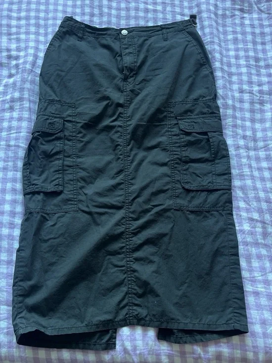 wild fable Black Elastic Waist Skirt
