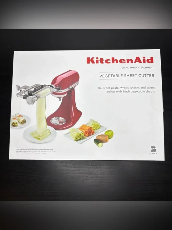 KitchenAid Vegetable Sheet Cutter Stand Mixer Attachment New Open Box Kitchen