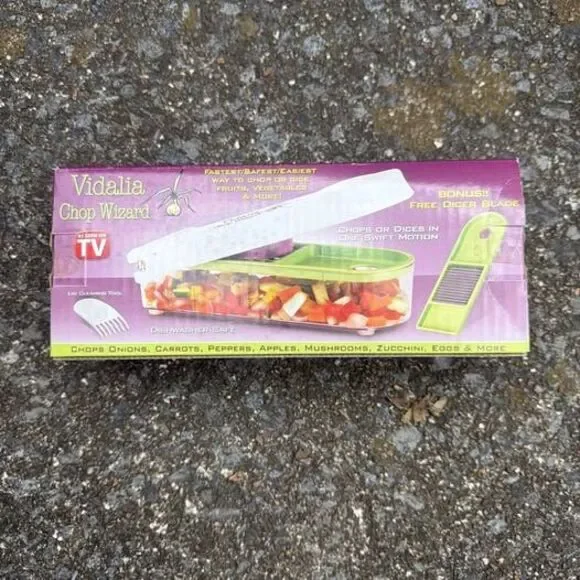 Vidalia Chop Wizard with Bonus Dicer Blade, As Seen On TV, Brand New and Sealed