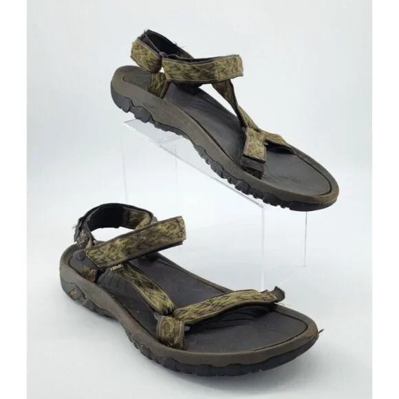 Teva Hurricane Strappy Sandals Shoes Men's‎ Size 13 Green 4156 Summer Water