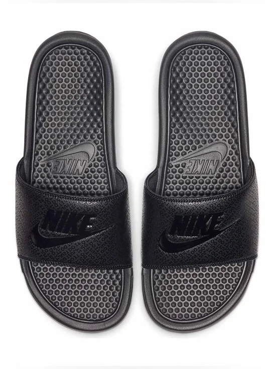 Nike Benassi JDI slides sandals in triple black Color men’s size 7