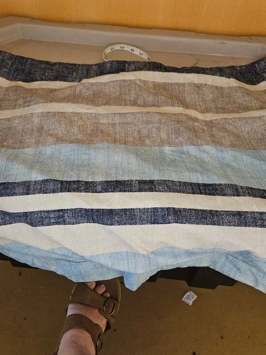 Set of 2 Striped Cotton Pillow Shams by Mainstays