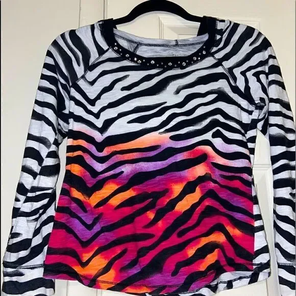 Justice long sleeve hooded top