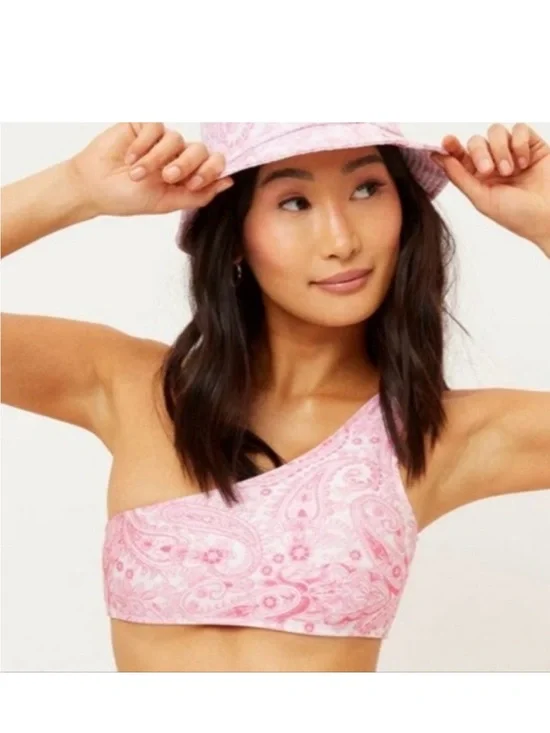 Frankie's Bikinis Pink Paisley Bikini