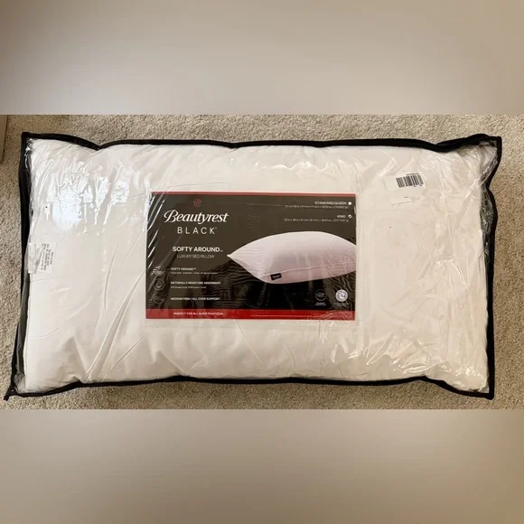 🎉LAST CHANCE🎉BEAUTYREST BLACK Luxurious Down And Feather Blend Pillow