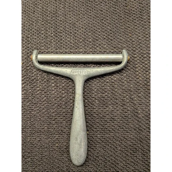 Vintage Presto Cast Aluminum Wire Cheese Slicer Mid-Century