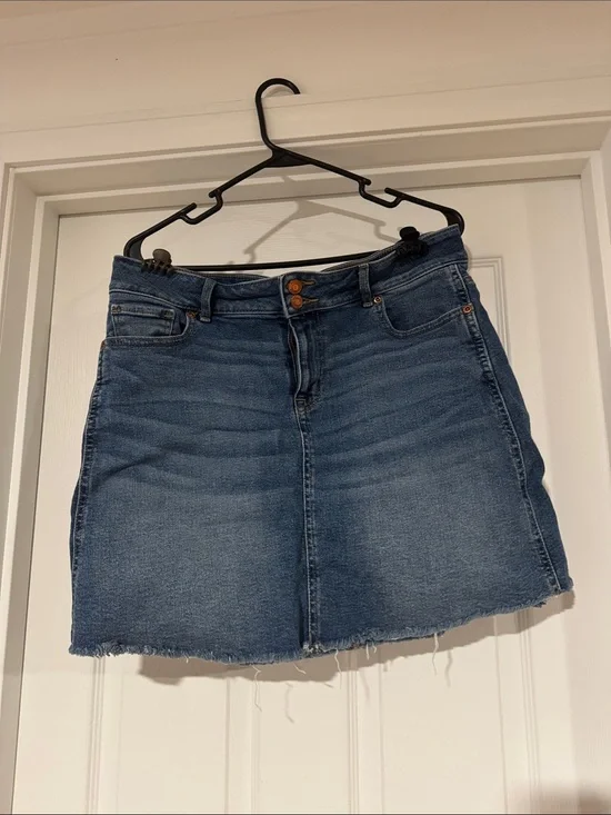 Classic Blue Denim Skirt