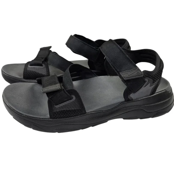 Mens Teva Zymic Sandals Size 11 Black F27421L Walking Hiking comfort