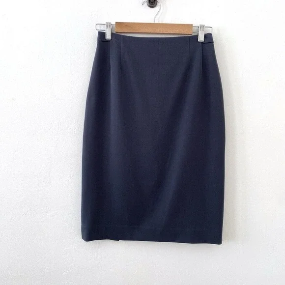 MM Lafleur Gray Pencil Skirt Stretch Lined Career Women's Size‎ 6