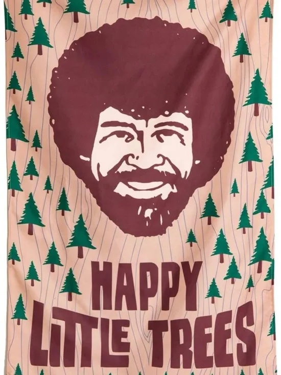 Happy Little Trees Bob Ross Tapestry -