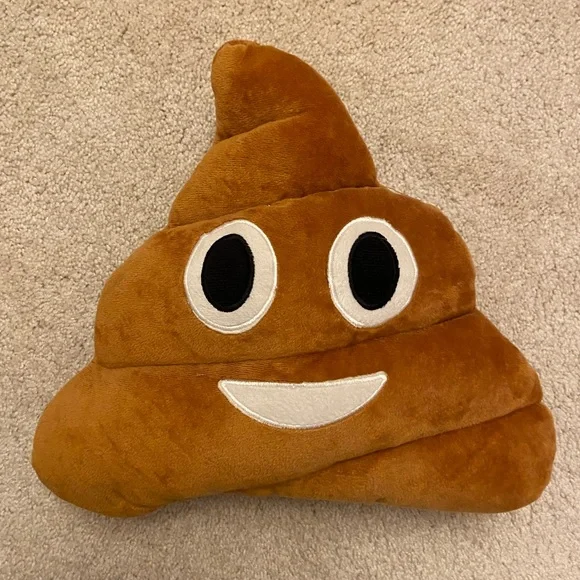 urban outfitters poop emoji plush pillow