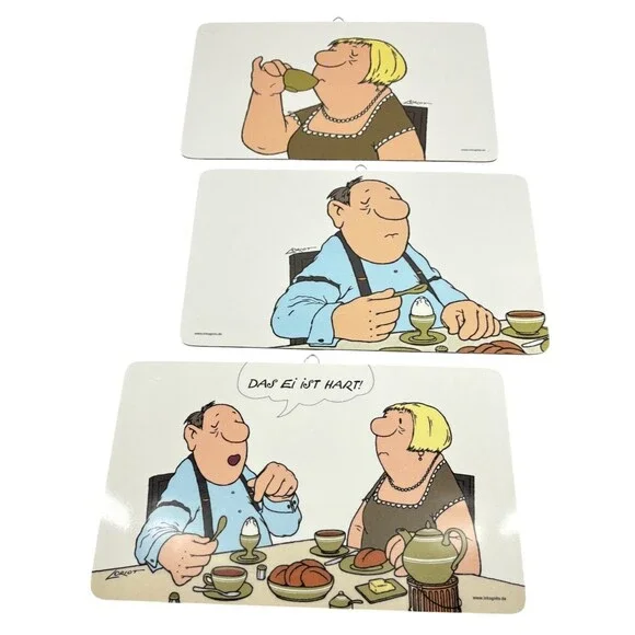 German breakfast board German humorist Loriot - 