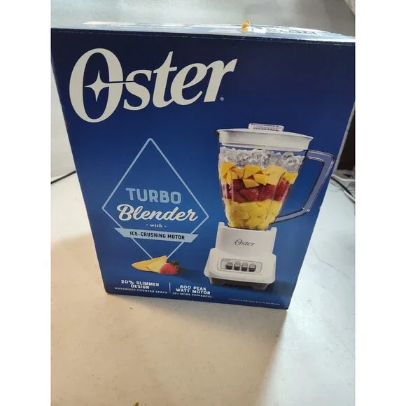 Oster Turbo Blender, Food Blender, Black, New/Sealed-Ice Crushing Motor (862)