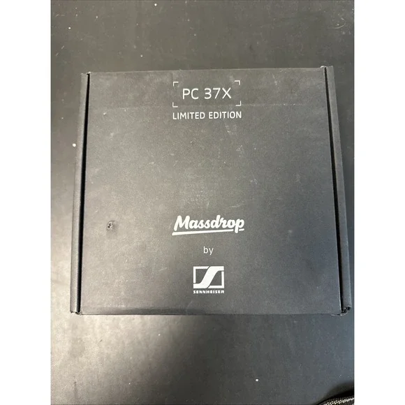 Sennheiser PC 37X Massdrop Limited Edition Wired 3.5mm Boom Mic Headset Black
