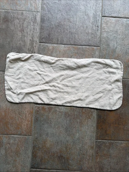 100% Linen Natural Beige 15”x35”Double Boudoir Pillow Cover - Neutral Bedding