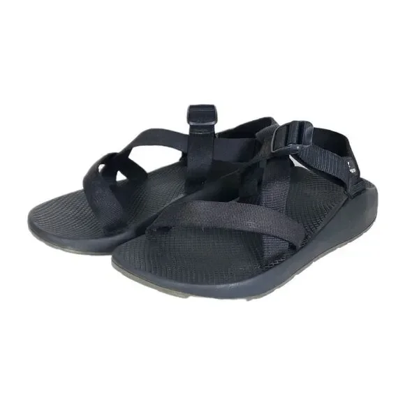 Chaco Men's Z Cloud Size US11 Black Strappy Outdoor Sport Sandals Shoes