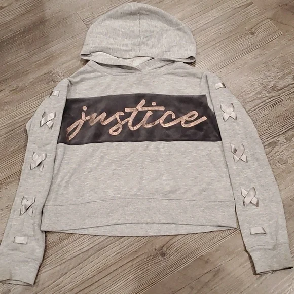 Justice Active Hooded Sweatshirt Size 8