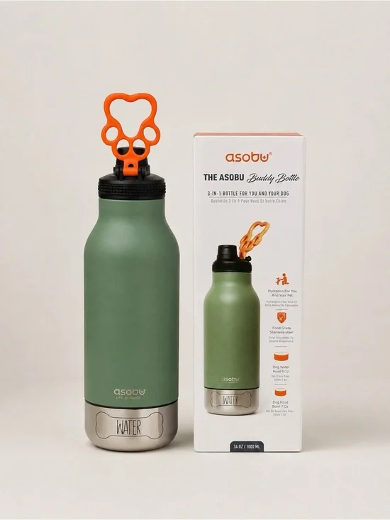 Asobu 3-in-1 Buddy Bottle with Orange Clip