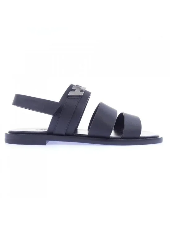 Hermes Maiki Sandals Black