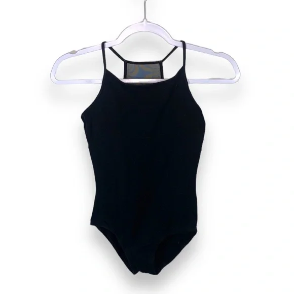 Justice Active Girls Black Sleeveless Leotard – Size 14