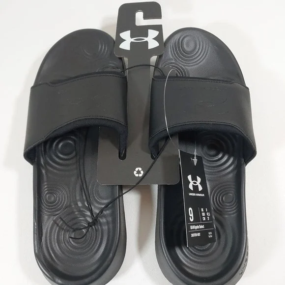 Under Armour Men's UA Ignite Select Slides - Black / Black- Size 9 *NEW‎ w/ Tag*