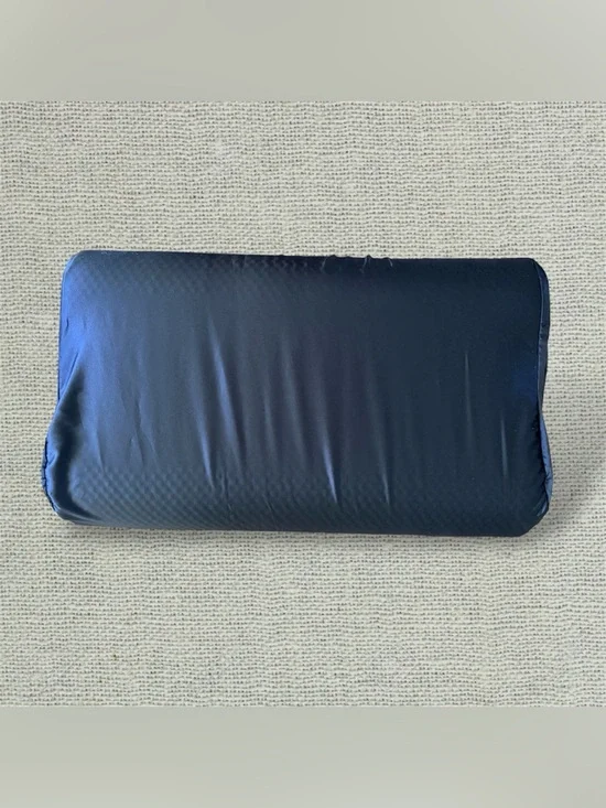 Ergonomic Memory Foam Pillow + Satin Pillowcase