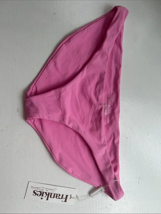 Frankie's Bikinis Bright Pink Bikini Bottom
