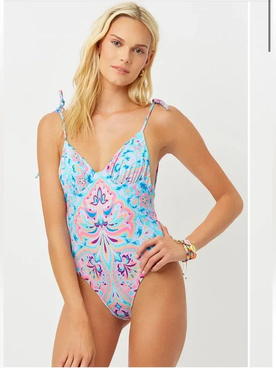 Frankie’s Bikinis Otis Cheeky One Piece Swimsuit