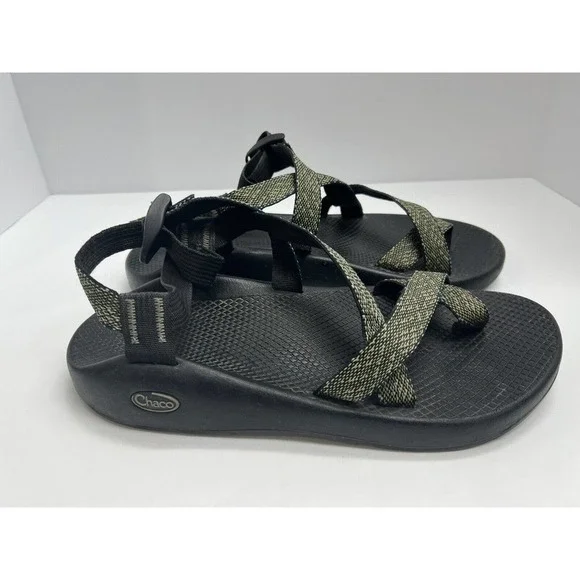 Chaco Men’s Z2 Yampa Outdoor Sandals Green Black Straps Comfort Casual Size 10​​