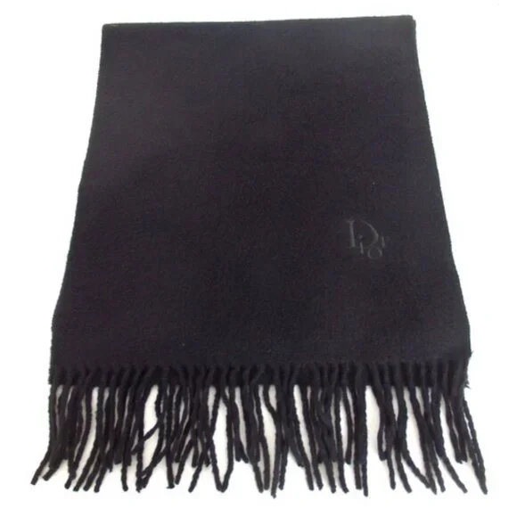 Authentic Christian Dior scarf muffler cashmere [Used]