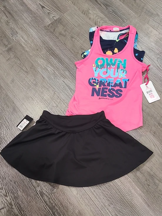 Juaticd Own Your Greatness Tank w/matching Short Size 8