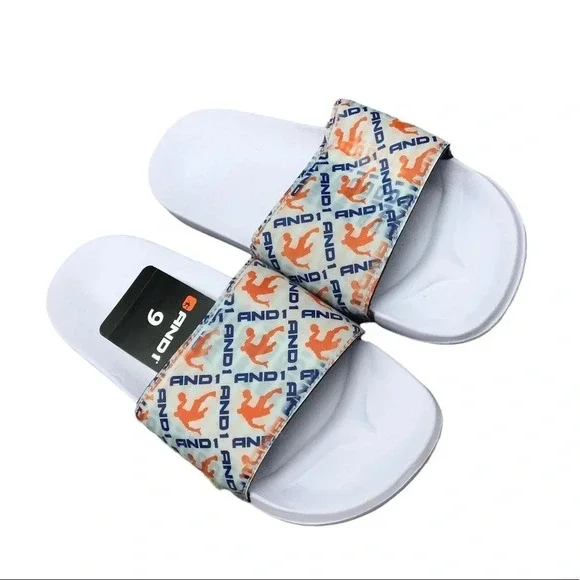 And 1 Men’s Holographic Multiclor Sport Slides Men’s Size 9 NWT