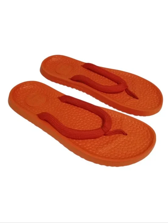 Allbirds Sugar Zeffer 2 Unisex Flip Flop Orange Approx. Size 12 See Measurements