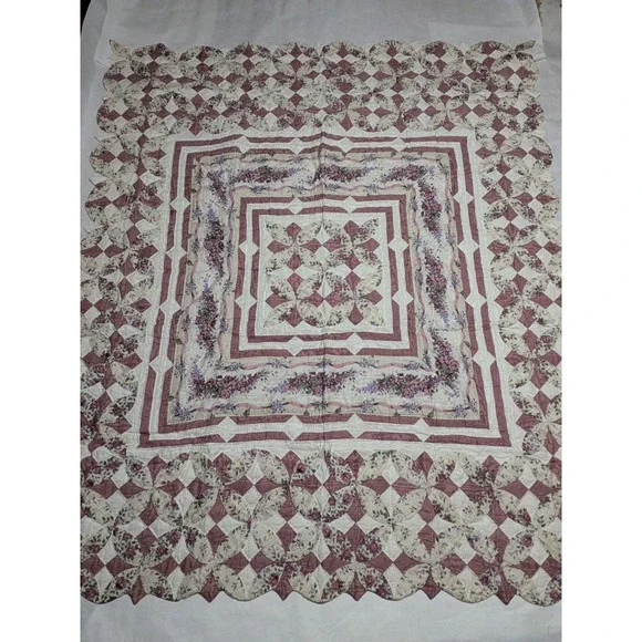Glynda Turley Rose Rhapsody Comforter Quilt Full Size 76
