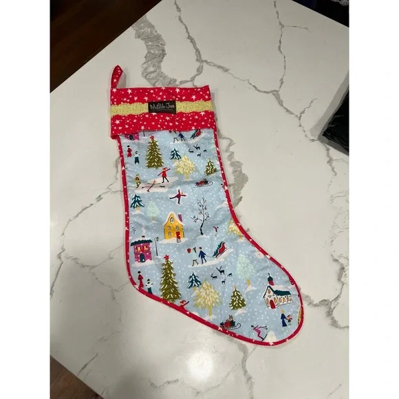 Matilda Jane Christmas Quilted Stocking‎ nwot