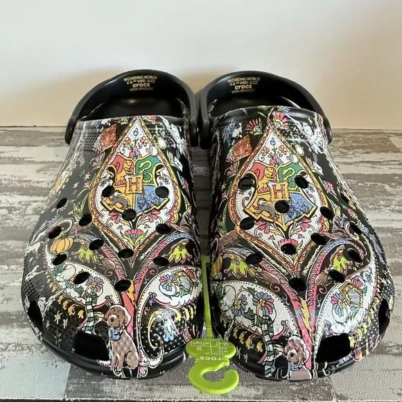 NEWCrocs Adult Classic‎ Harry Potter Vera Bradley Clogs Adult Mens 12 Women 13.5