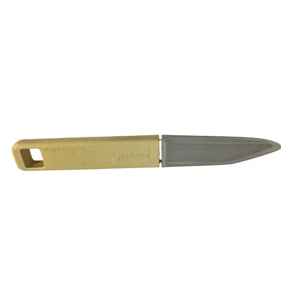 Kamenstein Paring Knife Unisex OS‎ Cream Serrated Stainless Steel Sheath Vintage