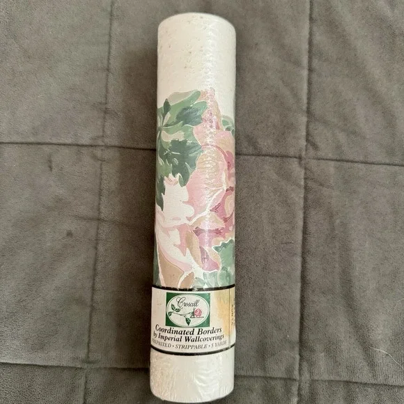 Imperial Pre pasted Floral Wallpaper Border 5yds Cottage‎ Core New