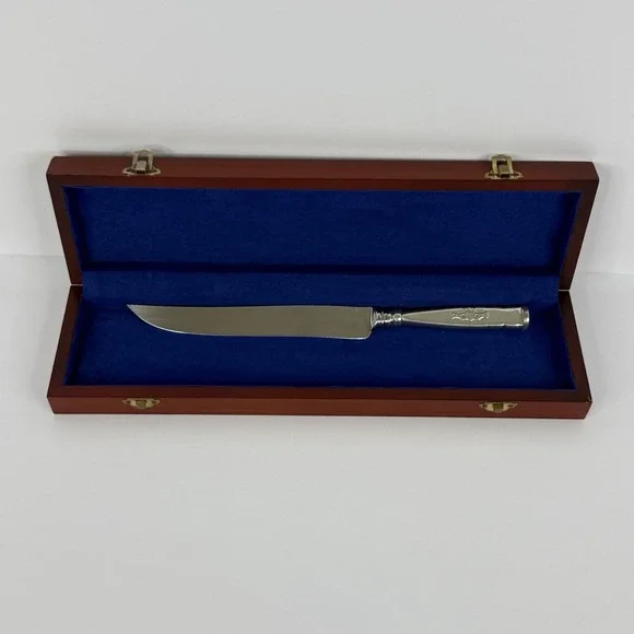 Mullingar Pewter Ireland Claddagh Cake Knife Finest Grade 95-3-2 In Original Box