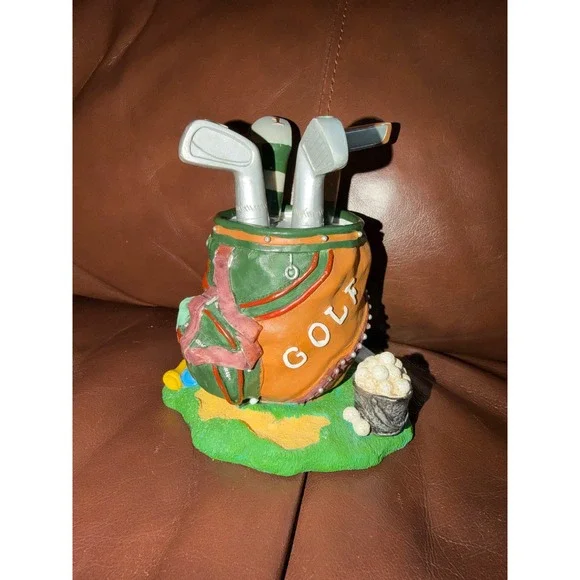 Supreme Golf Bag Cheese Spreader Set 4 Stainless‎ Steel Golf Club Knives Resin