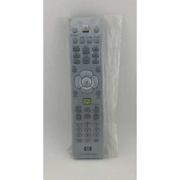 NIB - HP‎ Media Center Remote Control - OEM Silver