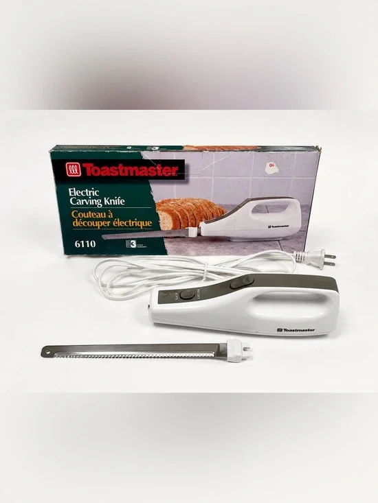 Vintage 1990s Toastmaster 6110 Electric Carving Knife NIB Complete NOS
