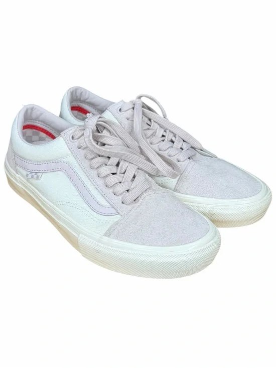 Vans Skate Old Skool Pro Lilac White Suede Canvas Sneakers Men’s 8 Women’s 9.5