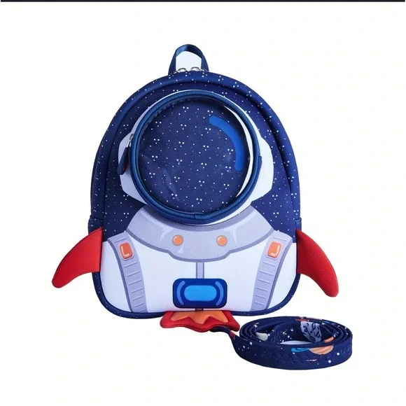 Rocket Toddler Backpack With Harness‎ Strap Gently Pre Owned