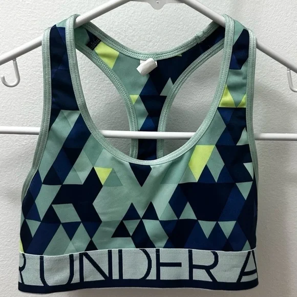 Under Armour kids Armour Mid Crossback Printed Sports Bra