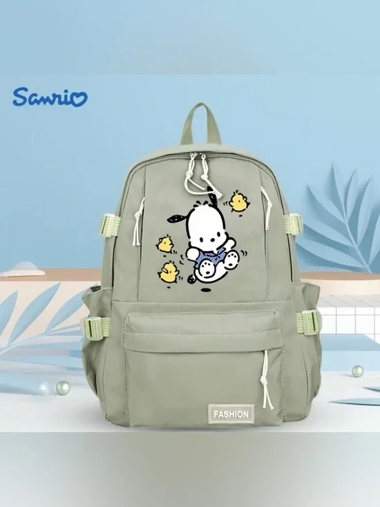 Sanrio pochacco Backpack with  - Light Sage